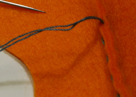フェルトの縫い方 6