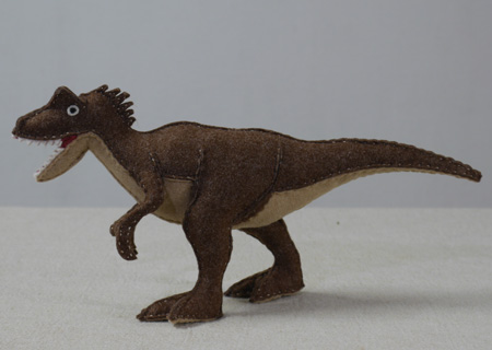 フェルトの恐竜アロサウルスSD_02