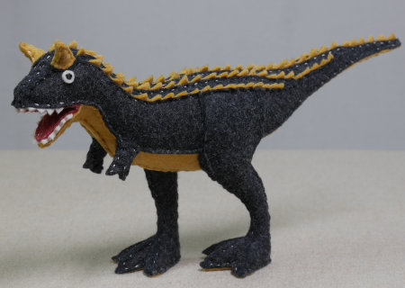 フェルトの恐竜カルノタウルスSD_01