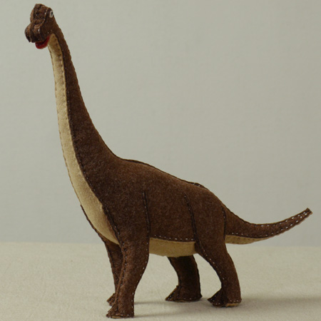 フェルトの恐竜ブラキオサウルスSD_01
