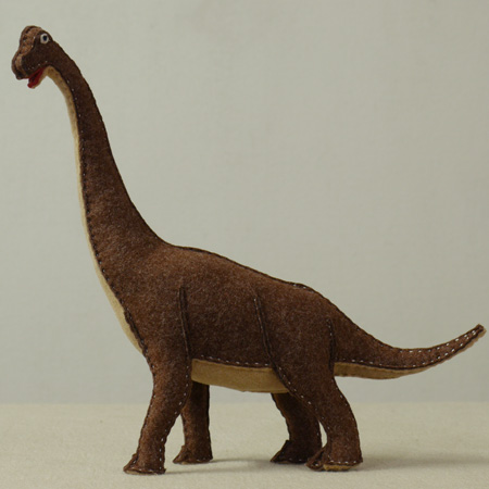 フェルトの恐竜ブラキオサウルスSD_02