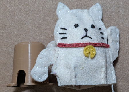 フェルトのまねき猫２の作り方10