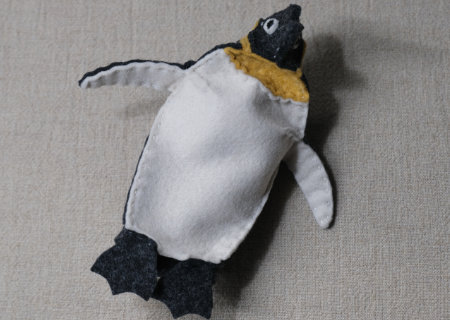 フェルトのペンギンの作り方08