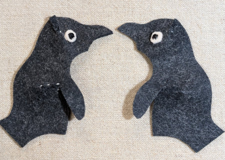 フェルトのペンギン２の作り方03