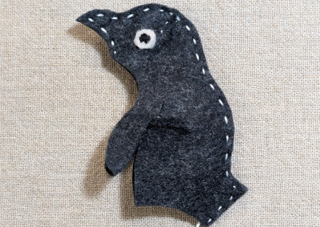 フェルトのペンギン２の作り方04