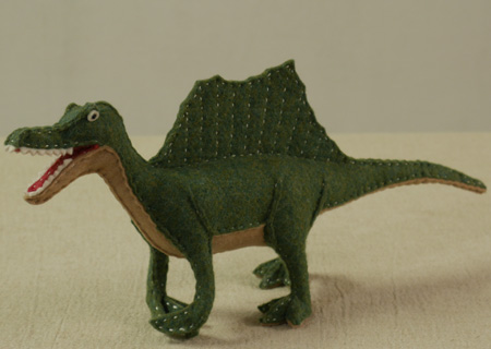 フェルトの恐竜スピノサウルスSD_01