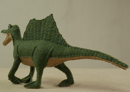 フェルトの恐竜スピノサウルスSD_04