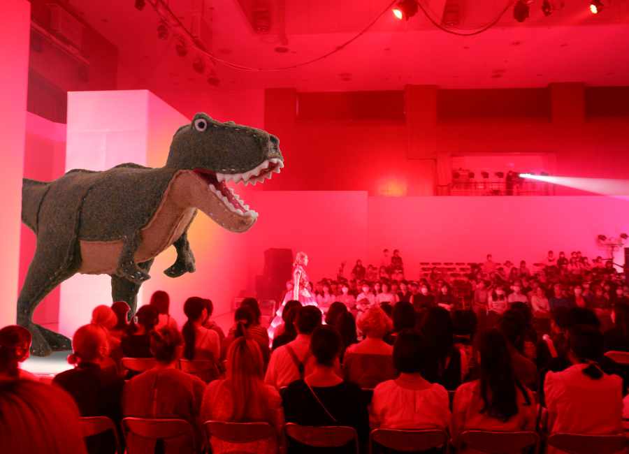 フェルトの恐竜ティラノサウルスSDの作り方