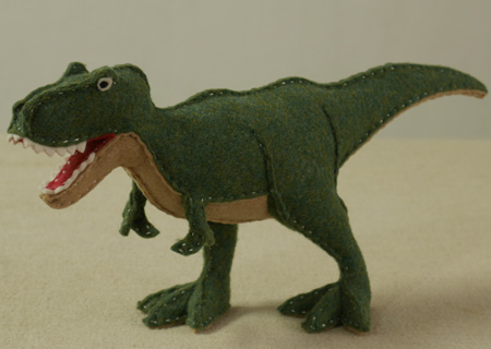 フェルトの恐竜ティラノサウルスSD_01
