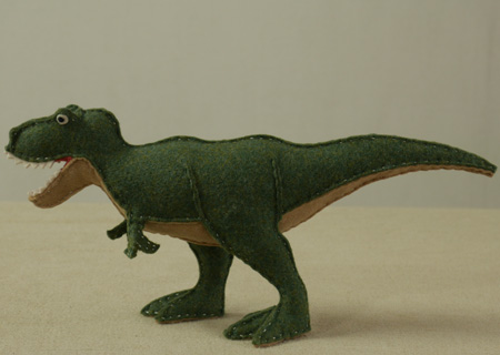 フェルトの恐竜ティラノサウルスSD_02