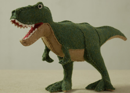 フェルトの恐竜ティラノサウルスSD_04
