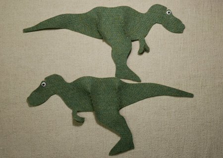 フェルトの恐竜ティラノサウルスSDの作り方05