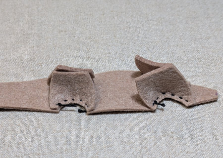 フェルトのウマ５の作り方08